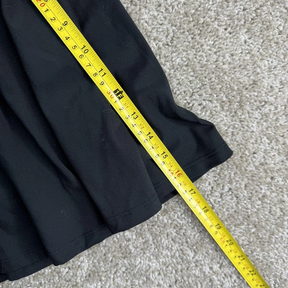 Fabletics Skort Womens L Black Sybil Athletic Flare Crossover Waist Stretch
